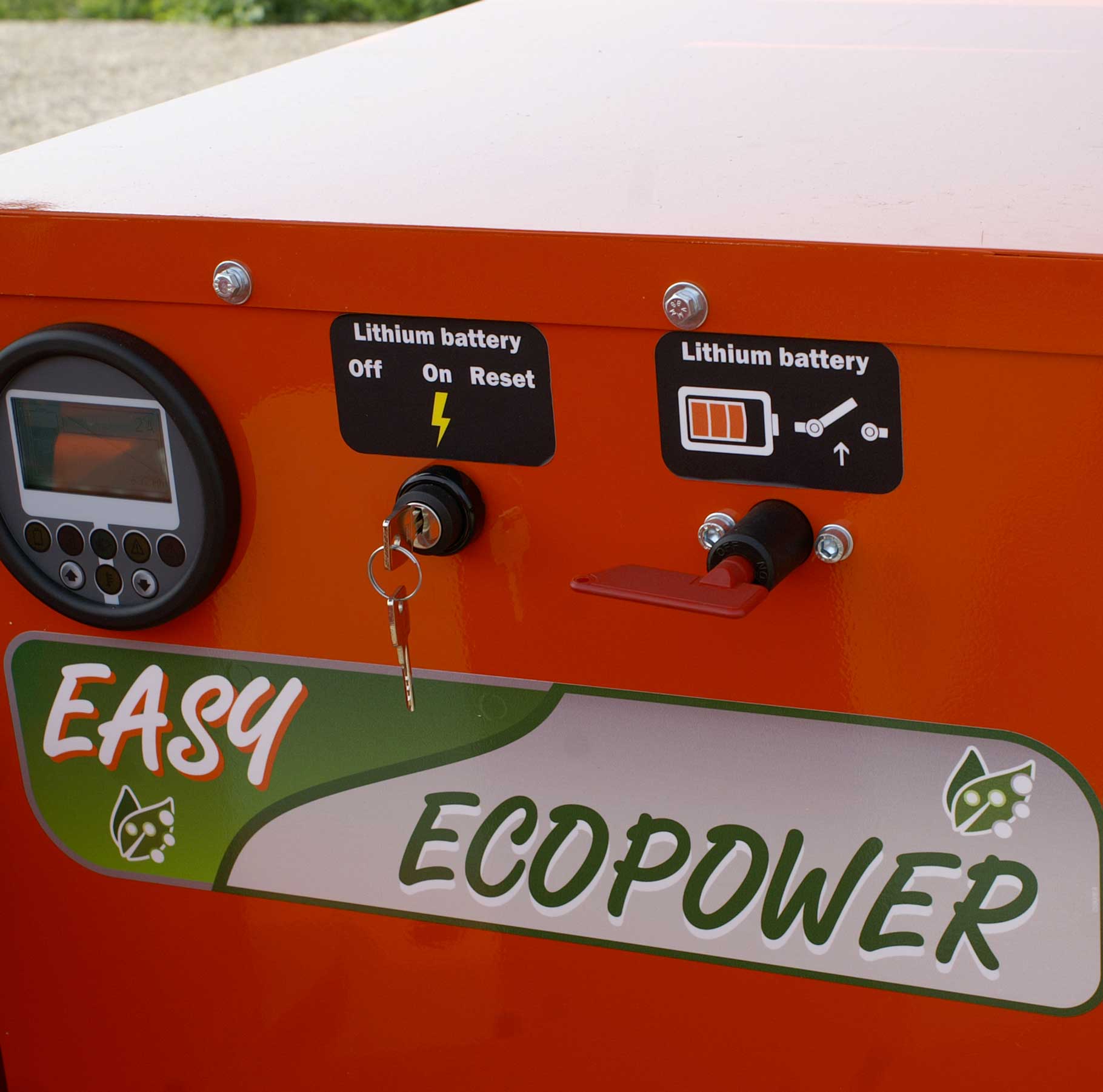 Dettaglio Motore Ecopower Ragno elettrico da 13m a 42m Easy-Lift
